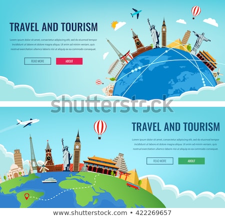 Stock fotó: World Travel Header