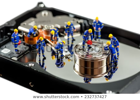 Stock fotó: Hard Disk Repair Concept Macro Photo
