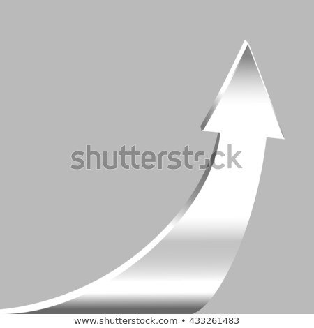 Arrow Up Icon Glossy Grey Isolated On White Background [[stock_photo]] © Essl