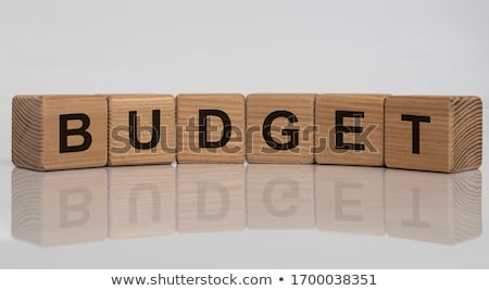 Foto stock: Budget Word