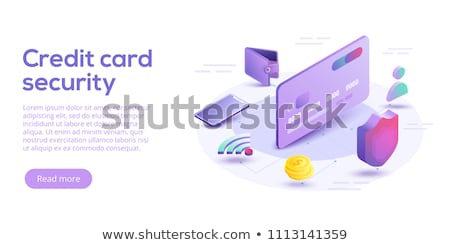 Сток-фото: Isometric Credit Card