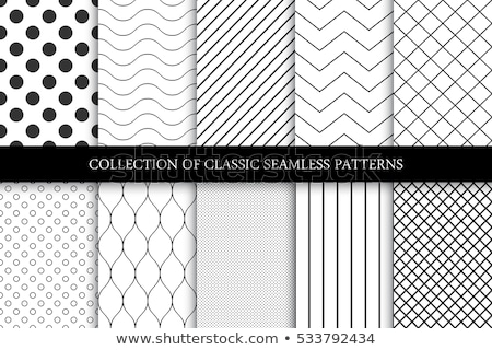 ストックフォト: Stylish Zigzag Lines Pattern Background