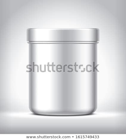 Foto stock: Green Glossy Mug On A White Background 3d Rendering