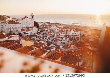 Zdjęcia stock: Sunrise Over Lisbon Old Town Alfama - Portugal