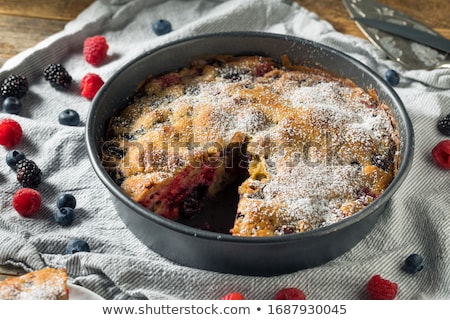 Stok fotoğraf: Tarts With Blackberries