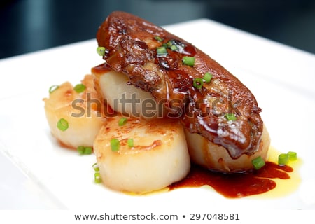 Stock photo: Close Up Of Pan Seared Sea Scallops