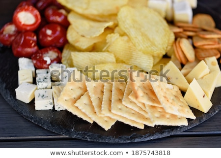 Foto stock: Delicious Mix Of Different Snacks And Appetizers