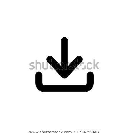 Stock photo: Downloading Icon