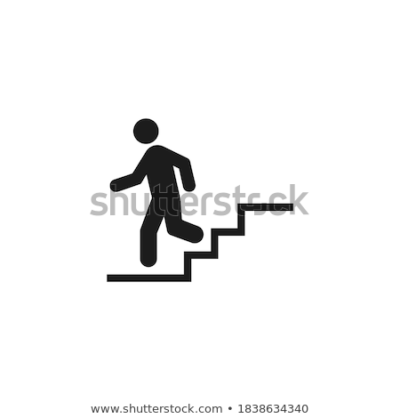 Stock photo: Flat Line Vector Icon For Climbing Ascender