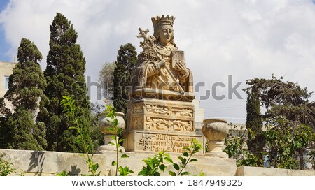 Foto stock: Christian Statue In Rabat