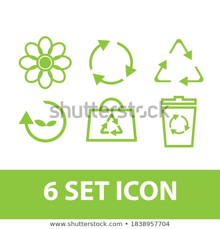 Foto d'archivio: Protection Web Internet Square Vector Green Icon Design Set