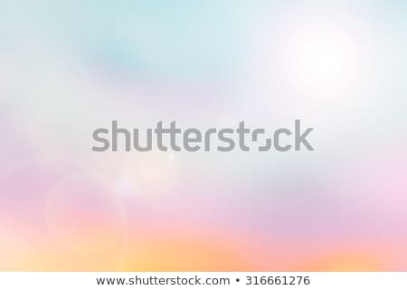 Foto stock: Pale Aqua Blue And White Light Bokeh Background