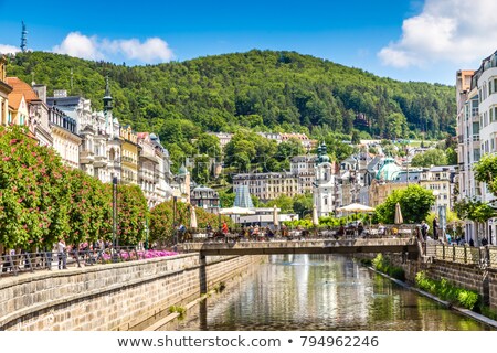 ストックフォト: River Tepla In Karlovy Vary Czech Republic