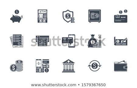 Foto stock: Transfer Related Vector Glyph Icon