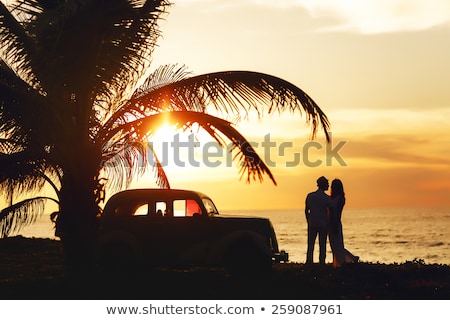 Zdjęcia stock: A Beautiful Couple On A Tropical Beach Cuba