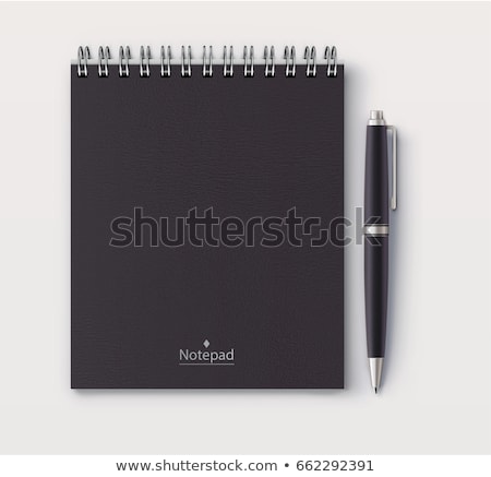 Stockfoto: Notebook And Ballpoint Pen