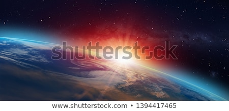 Stockfoto: Earth And Rays