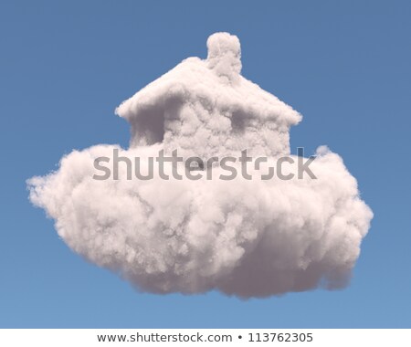 [[stock_photo]]: House Shape Clouds