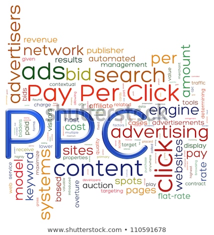 Ppc Wordcloud Concept Stock fotó © nasirkhan