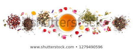 Stock fotó: Dried Herbal Tea Background