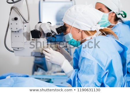 Stock foto: Eye Surgeon Working