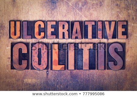 Сток-фото: Types Of Ulcerative Colitis