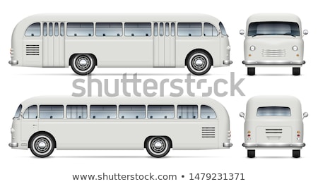 Download Realistic Old Bus Vector Mockup Vector Illustration C Yuri Schmidt 9945726 Stockfresh