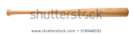 Stockfoto: Baseball Bat On White Background