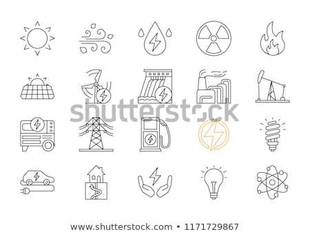 Stock foto: Alternative Energetics Icon Set