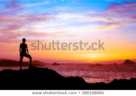 Stock photo: Brave Young Woman Aiming