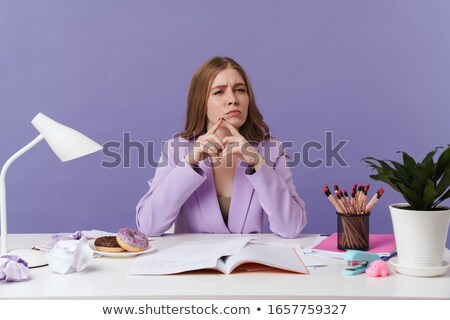 Zdjęcia stock: Confused Attractive Young Businesswoman