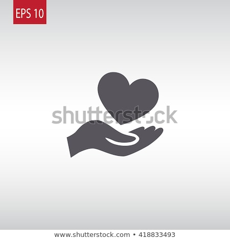 ストックフォト: Abstract Eco Heart Icon
