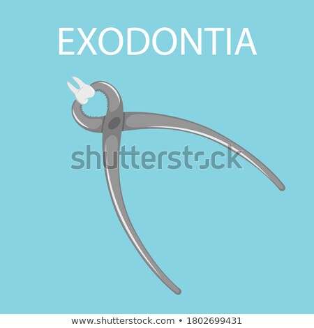 Foto stock: Toothache In Clamp