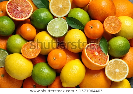 Stok fotoğraf: Variety Of Citrus Fruit