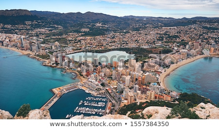 Stock fotó: Aerial Photo Alicante Cityscape Costa Blanca Spain