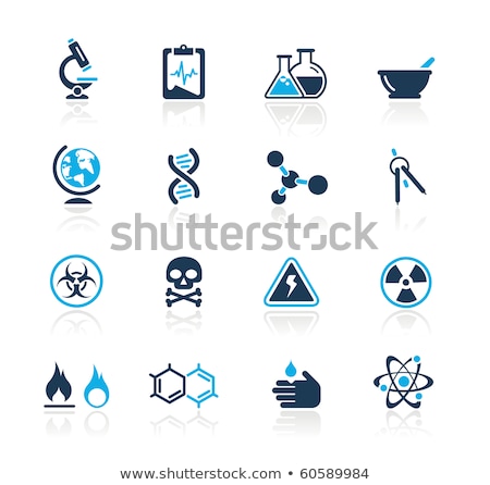 Chemistry Hazard Sign Test Tube Laboratory Stock fotó © Palsur