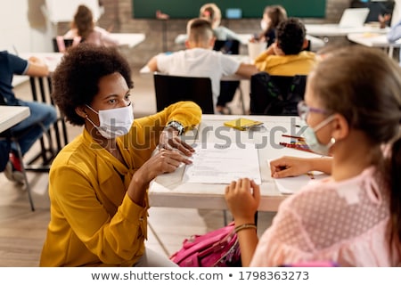 Сток-фото: Children And Teacher In Classroom