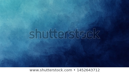 Foto stock: Abstract Blue Watercolor Stain Background