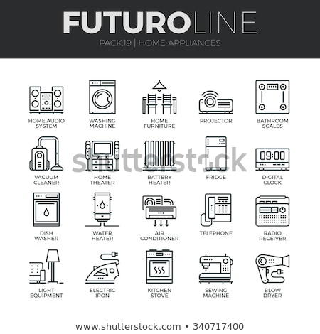 Stok fotoğraf: Radiation Line Icon