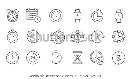 Stock fotó: Stopwatch Icons Set On A White Background