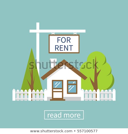 Stock fotó: For Rent Sign Graphic Design Template Vector Isolated