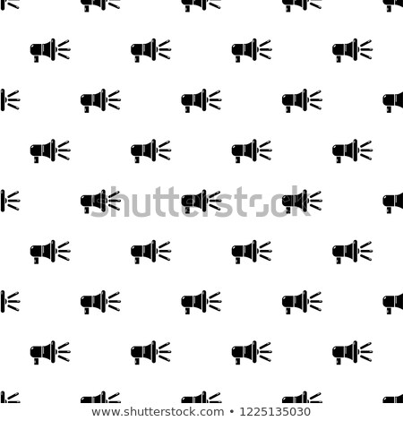 Foto d'archivio: Voice Control Seamless Pattern Vector