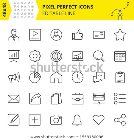 Icons For Mobile Applications Web Sites And Other Platforms Zdjęcia stock © Pixel_hunter