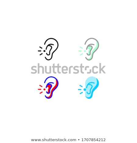 Stock photo: Earache Icon Vector Outline Illustration