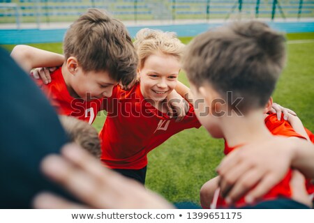 Happy Boy Football Stockfoto © matimix
