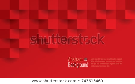 Сток-фото: Red Square Tile Background