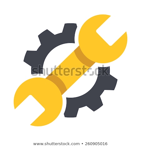 Stockfoto: Option Yellow Vector Icon Button