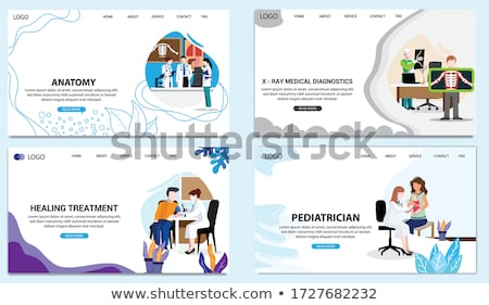 Foto stock: Internal Marketing Concept Landing Page