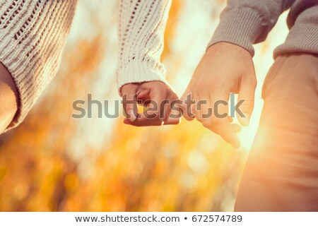 Zdjęcia stock: Couple On An Autumn Stroll