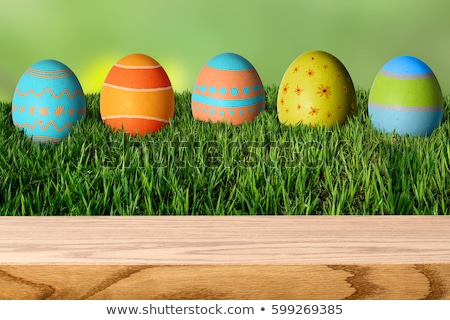 Stock photo: Beautiful Easter Egg Decoration Colorfull Eggs Seasonal Pastel